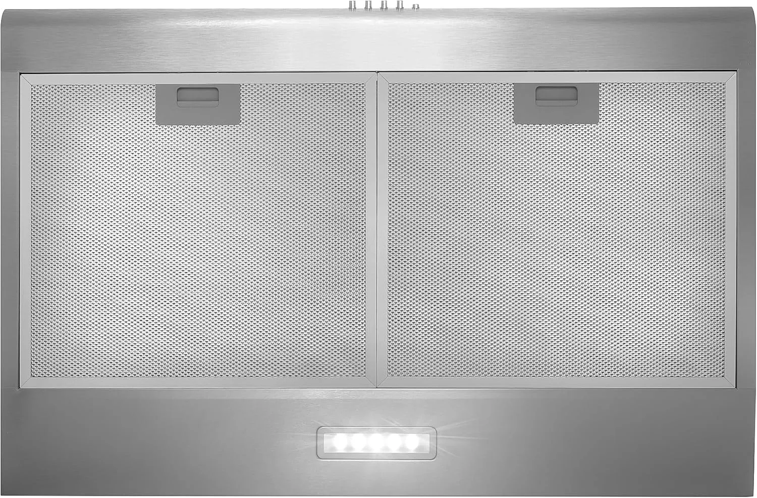 COSMO COS-5MU30 30 in. Delta Collection Ducted Under Cabinet Range Hood, Button Controls, Reusable Filters, LED Lights, Stainless Steel