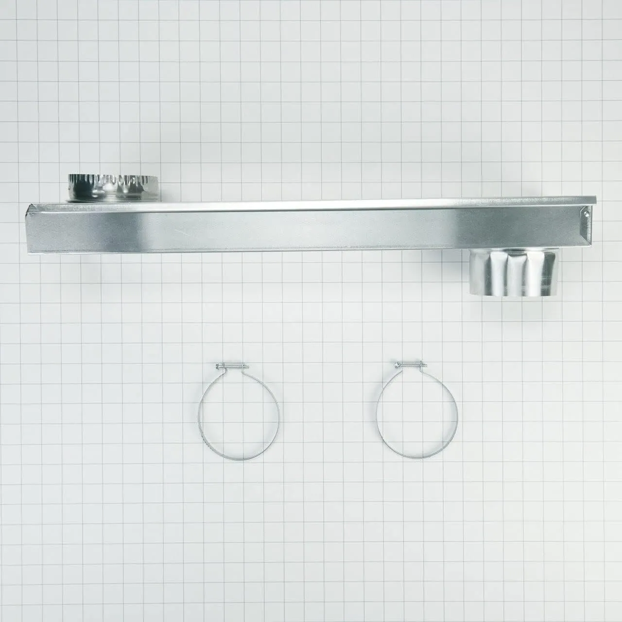 Whirlpool 4396037RP Genuine OEM Dryer Telescoping Vent Kit For Dryers Vent dryer vent hose dryer vent dryer hose dryer duct dryer vent kit Standard Size Stainless Steel 1 each