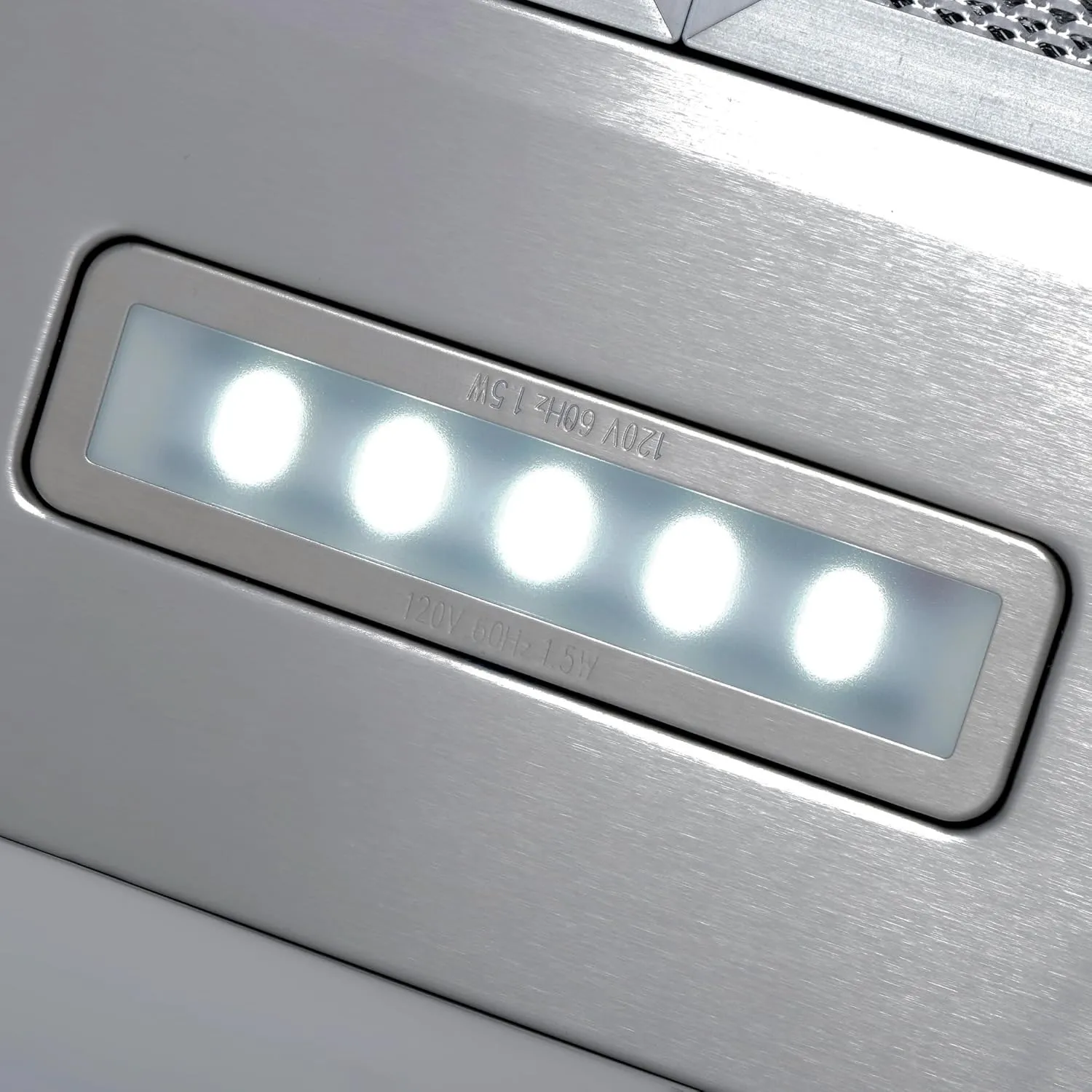 COSMO COS-5MU30 30 in. Delta Collection Ducted Under Cabinet Range Hood, Button Controls, Reusable Filters, LED Lights, Stainless Steel