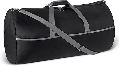 Amazon Essentials 32.4 Extra Large Foldable Nylon Duffel Bag for Travel/Storage with Zippered Pockets