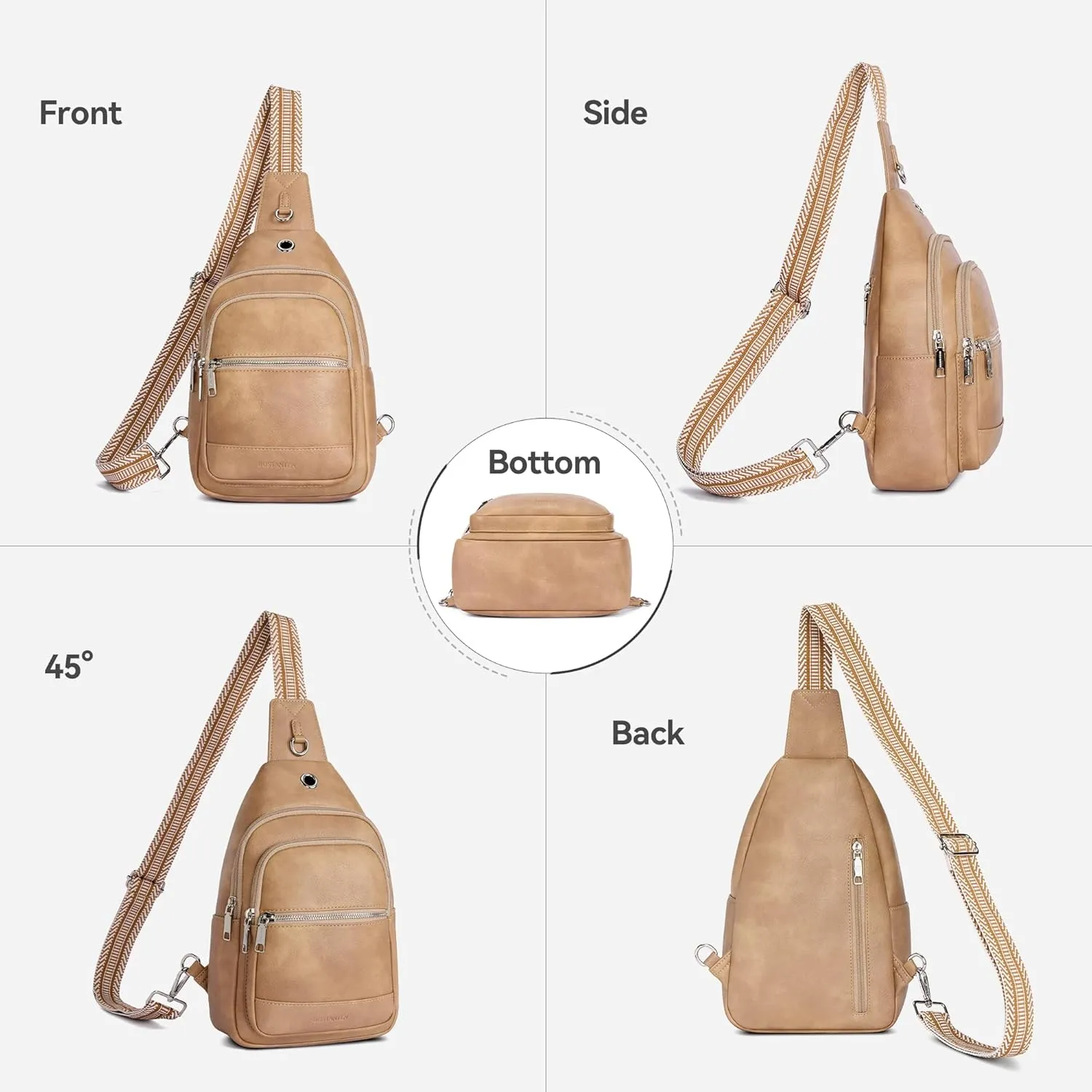 BAGSMART Quilted Puffy Crossbody Bag for Women, Medium Cute Hobo Shoulder Purse Soft Fluffy Handbag for Daily Use