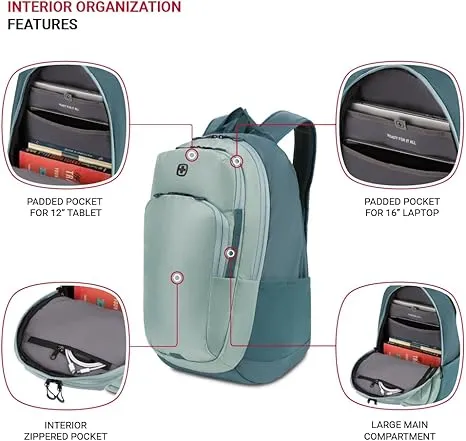 SwissGear MetroEdge, Teal, 18.5-Inch