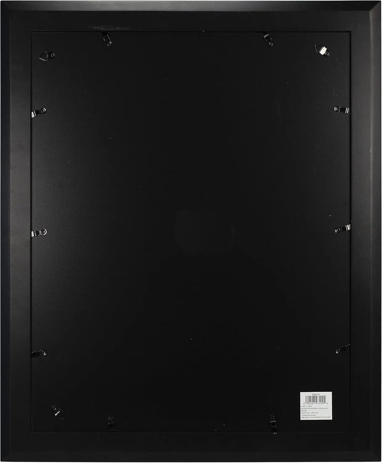 Malden 16x20 Matted Picture Frame - Made to Display Pictures 11x14 with Mat, or 16x20 without Mat -Black